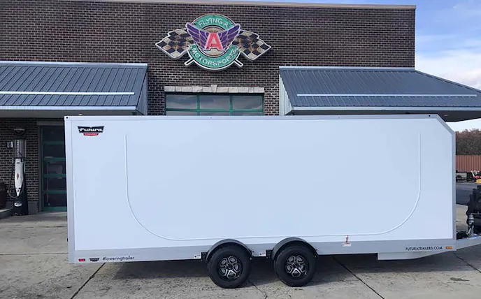 Futura Super Tourer enclosed trailer