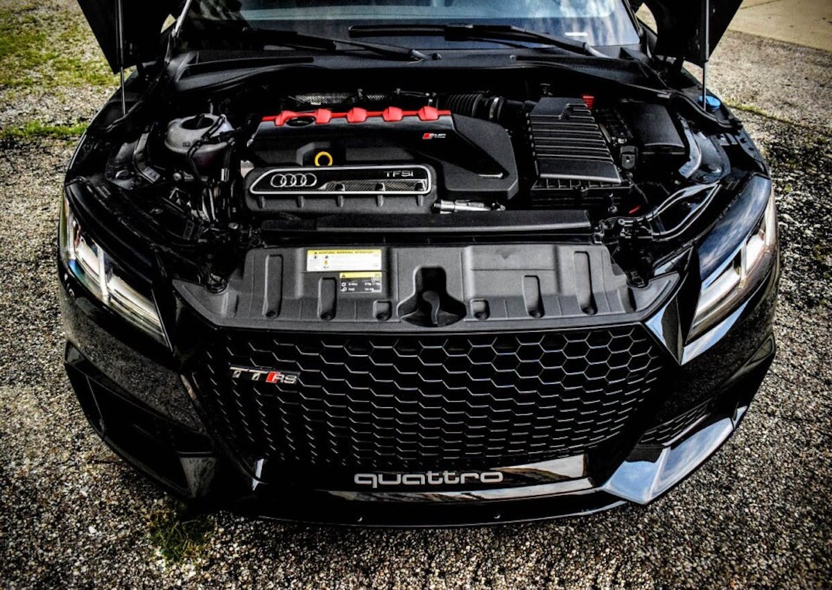 Inline-Five Motor 2018 Audi TT RS Photo Credit: Micah Wright