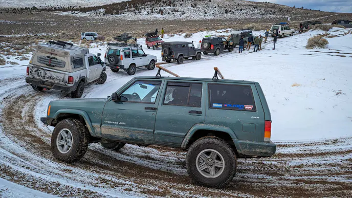 A group winter outing with Oregon AT.