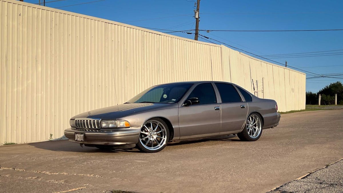 dropped 1996 Caprice Classic with tinted glass