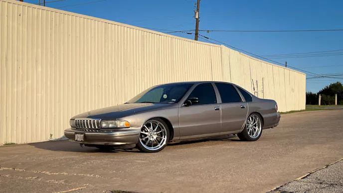 dropped 1996 Caprice Classic with tinted glass