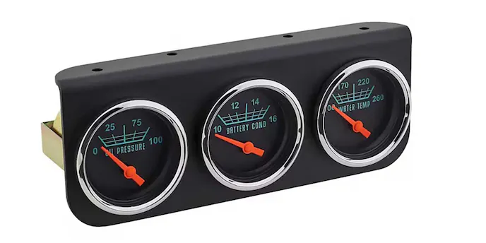 vintage-styled gauges for Chevy C10s