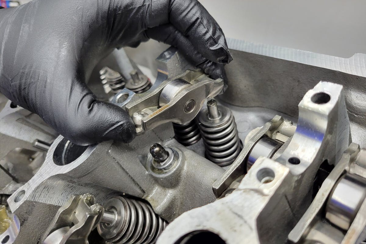 DOHC valvetrain cam follower