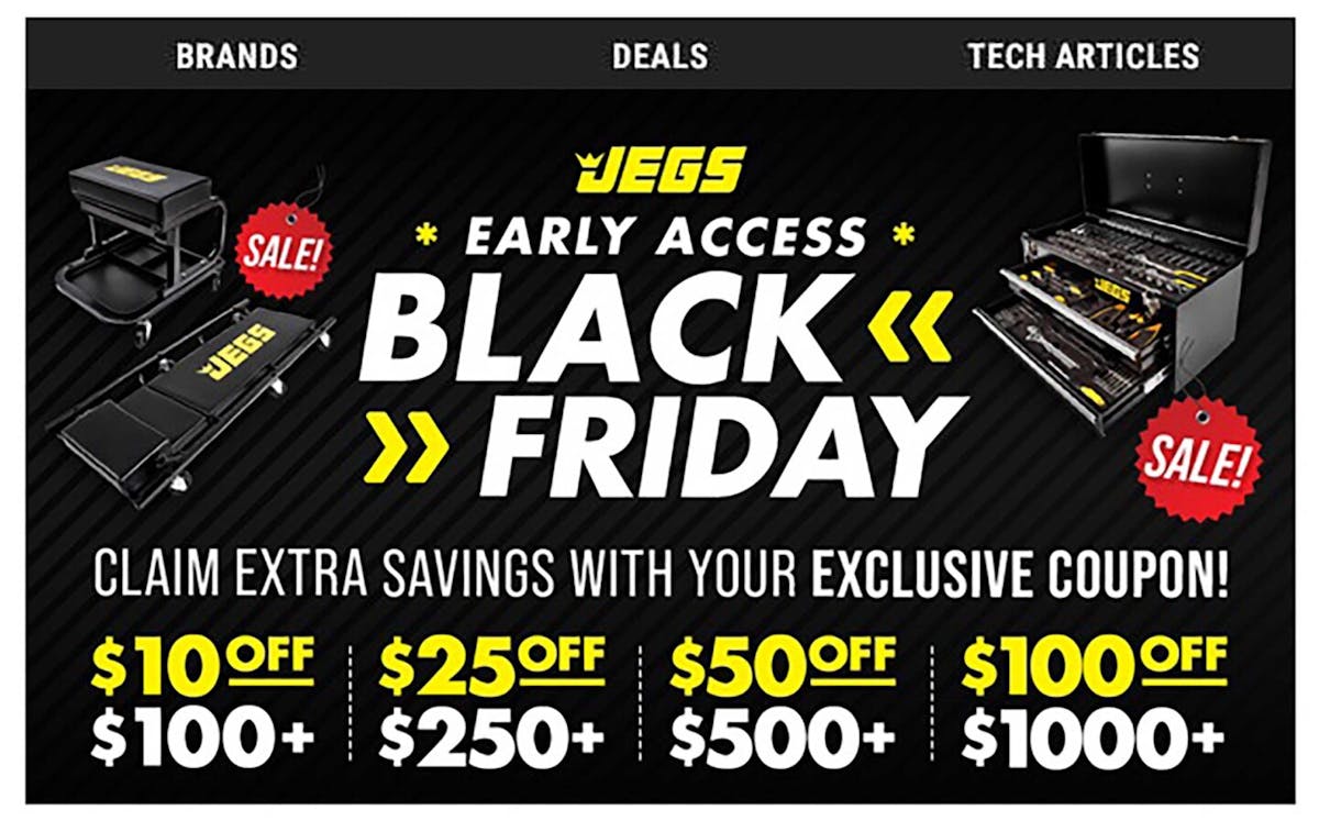 Jegs Black Friday logo