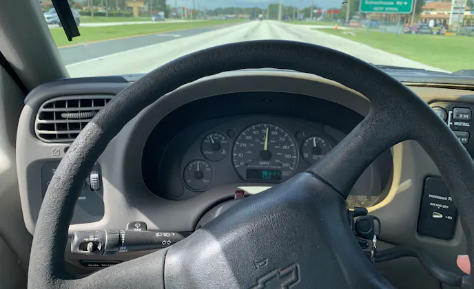 steering wheel off-center