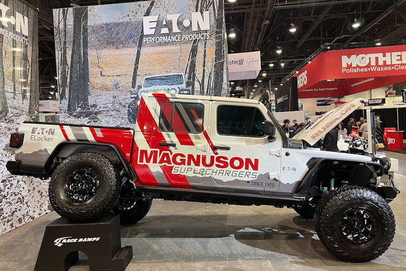 SEMA 2023: The Dark Yota Tacoma Featured In The Eaton Booth