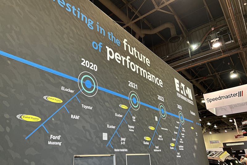 SEMA 2023: The Dark Yota Tacoma Featured In The Eaton Booth