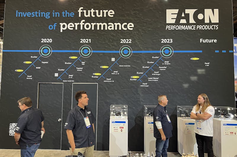 SEMA 2023: The Dark Yota Tacoma Featured In The Eaton Booth