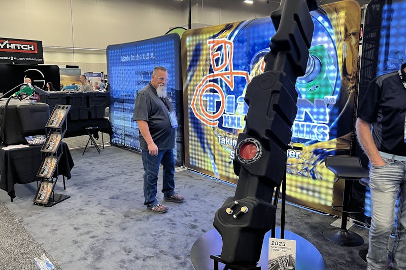 SEMA 2023: The Titan In-Bed Transfer Tank Tops Off 100 Gallon