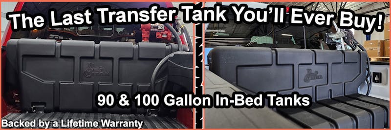 SEMA 2023: The Titan In-Bed Transfer Tank Tops Off 100 Gallon