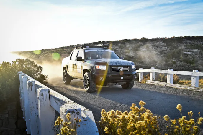Lola Wolford and her teammate Noelle Sanders, Team #201 Sol Seekers, cruise through another tough day on the Rebelle Rally. 