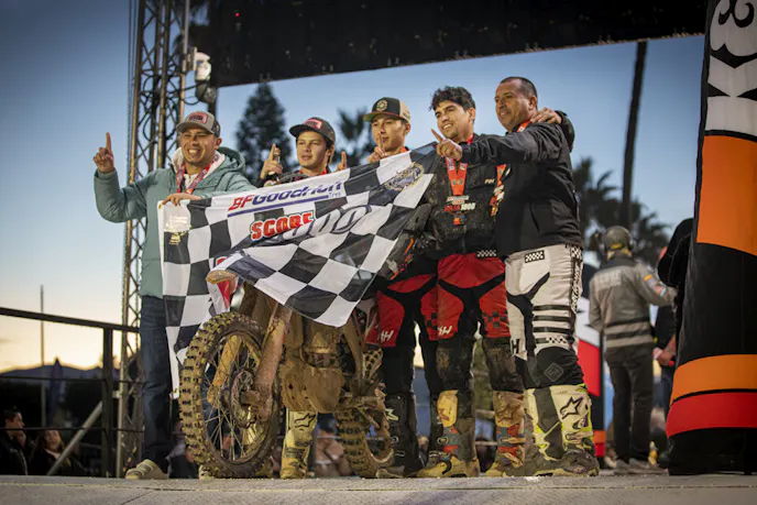 Motocross teams of all kinds crossed the 2023 Baja 1000 finish line.