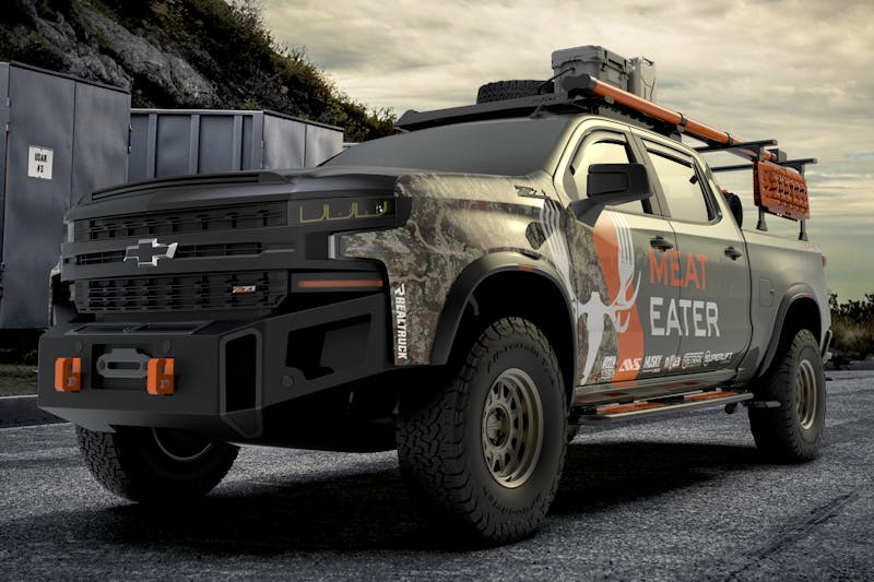 SEMA 2023: RealTruck Collabs With MeatEater On 2019 Silverado Build