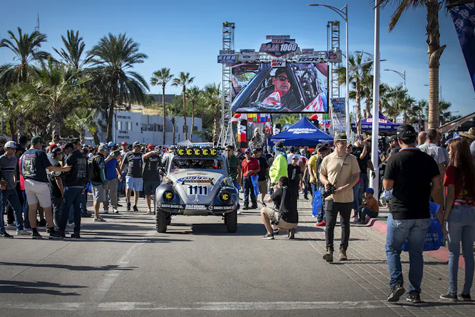 Different types of vehicles raced this year's Baja 1000, including several Class 11 bugs.