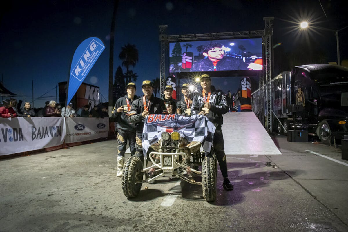Friends and families from all nationalities join together to compete in the Baja 1000.