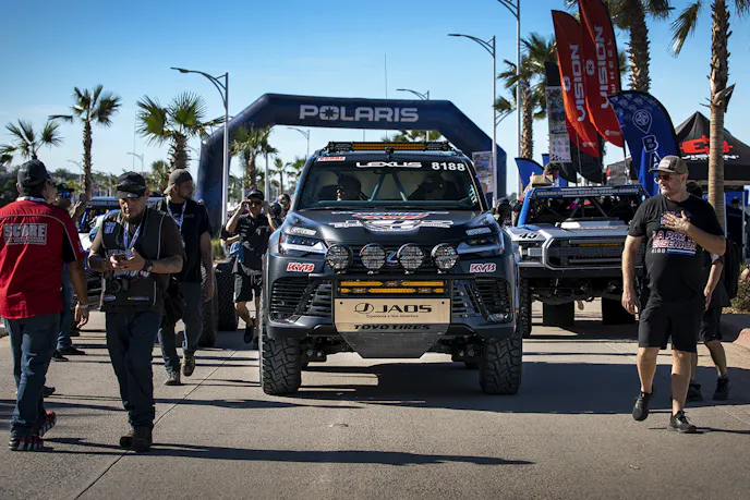 This kitted-out 2022 Lexus LX600 competed in the Stock Full Size class (which only had two entrants), it was built by Tomonori Noto of Japan.