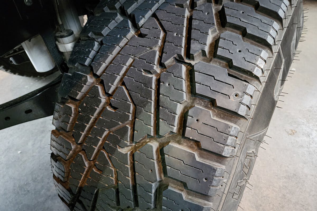 44" Nokian tires outfit the AT44 XDS Ford F-350 6x6. Photo: Mercedes Lilienthal