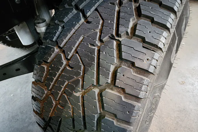 44" Nokian tires outfit the AT44 XDS Ford F-350 6x6. Photo: Mercedes Lilienthal