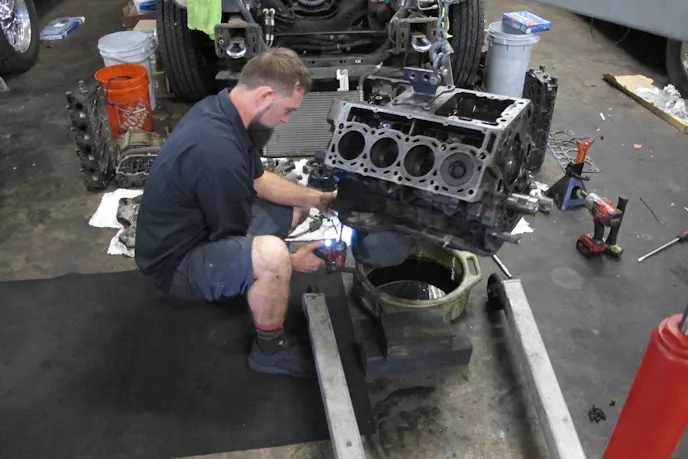 Power Stroke oil leaks