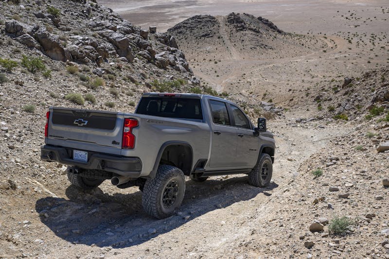 Driving New Chevrolet ZR2 Trucks Through King Of The Hammers