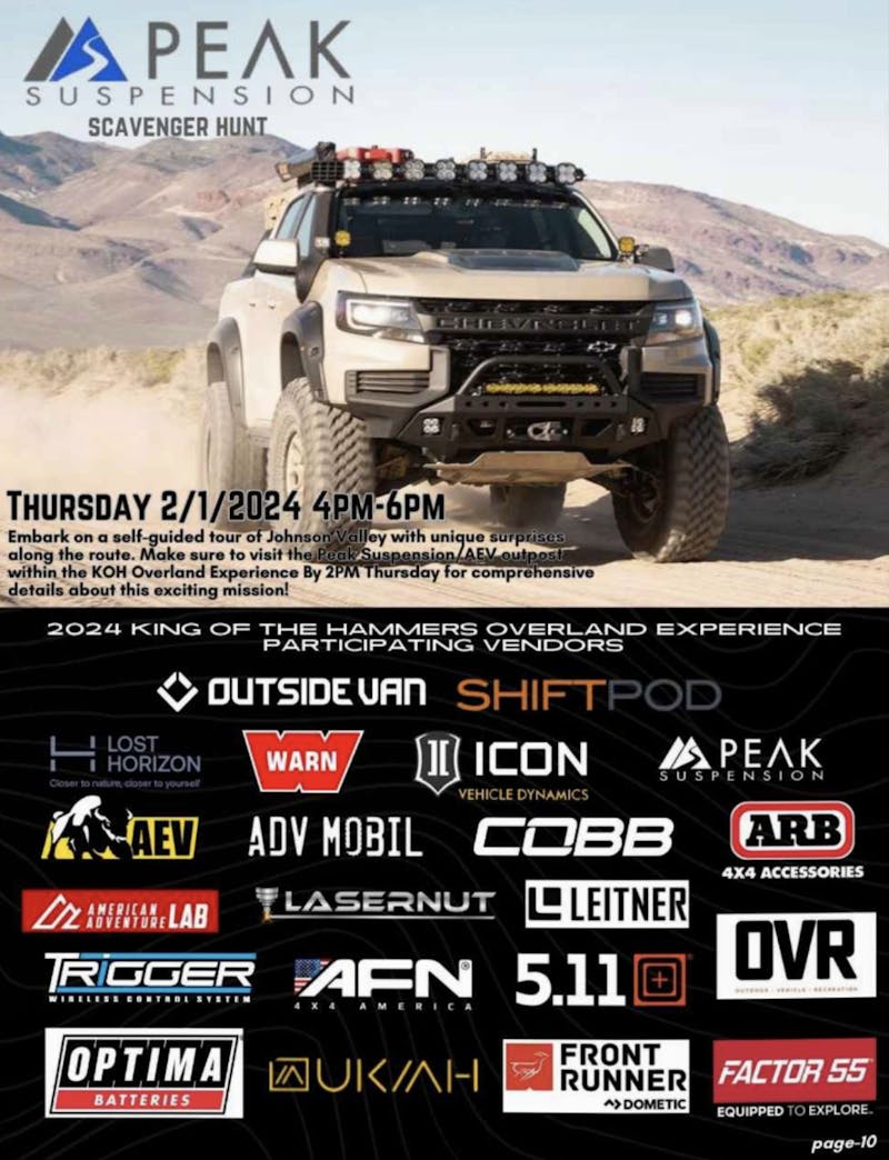 Event Alert: 2024 King Of The Hammers Ramps Up