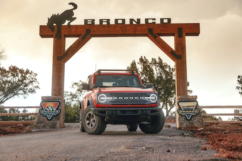 F1 Drivers Verstappen and Perez Drive Bronco Raptor At Off-Rodeo