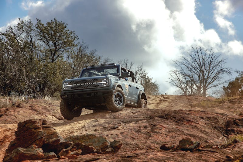 F1 Drivers Verstappen and Perez Drive Bronco Raptor At Off-Rodeo