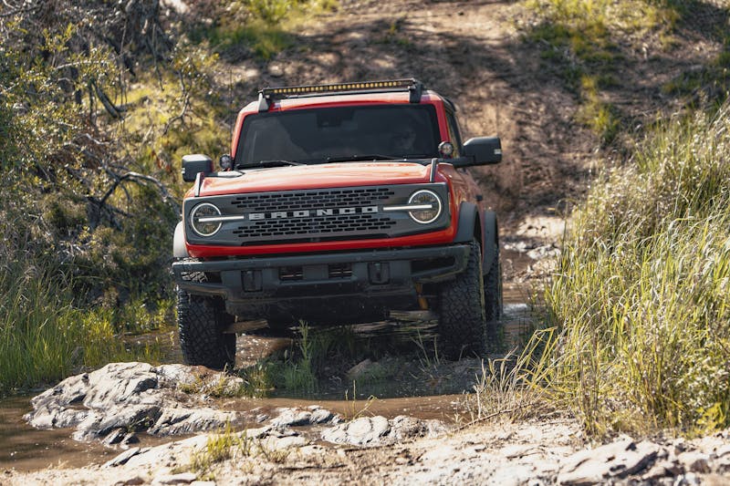 F1 Drivers Verstappen and Perez Drive Bronco Raptor At Off-Rodeo