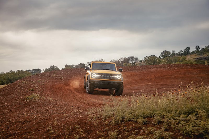 F1 Drivers Verstappen and Perez Drive Bronco Raptor At Off-Rodeo