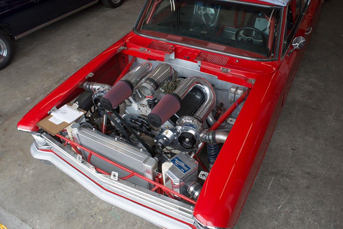 twin-supercharged big-block Chevy