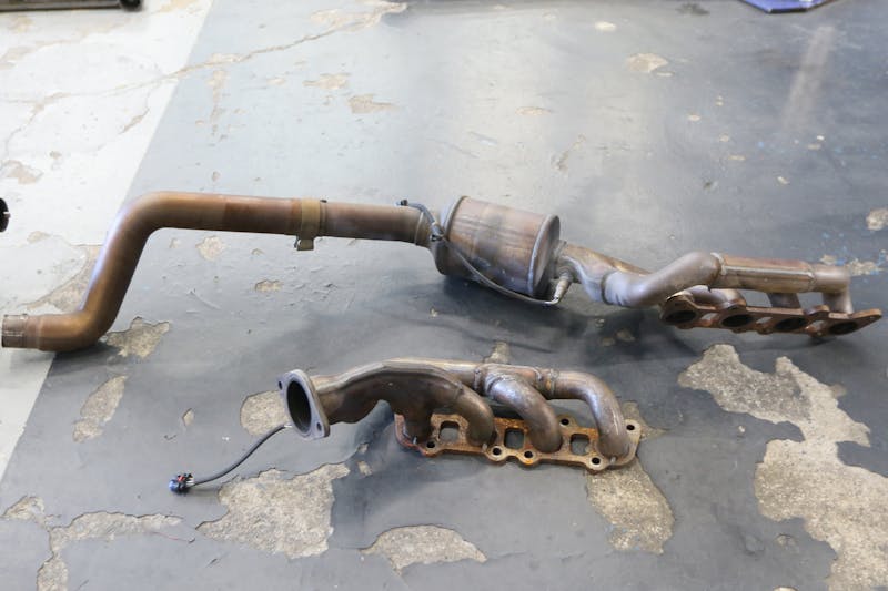 2018 Mustang GT OEM exhaust manifolds
