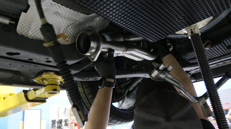 Kooks S550 Mustang GT header install