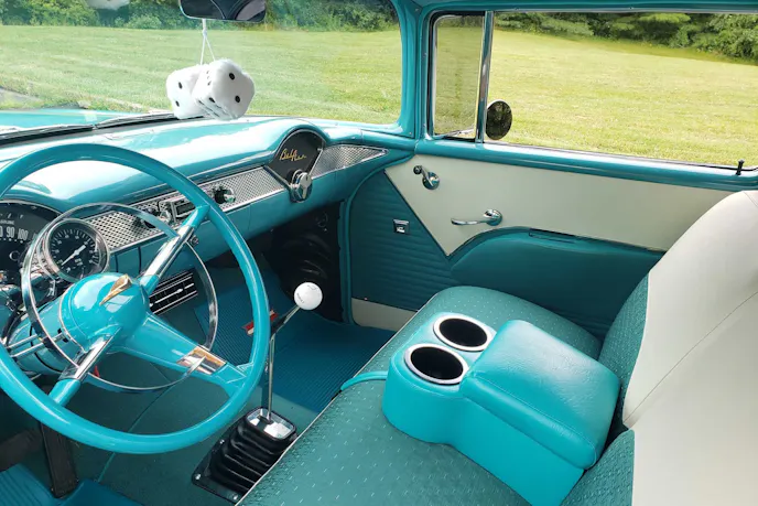 1955 Chevy Bel Air interior