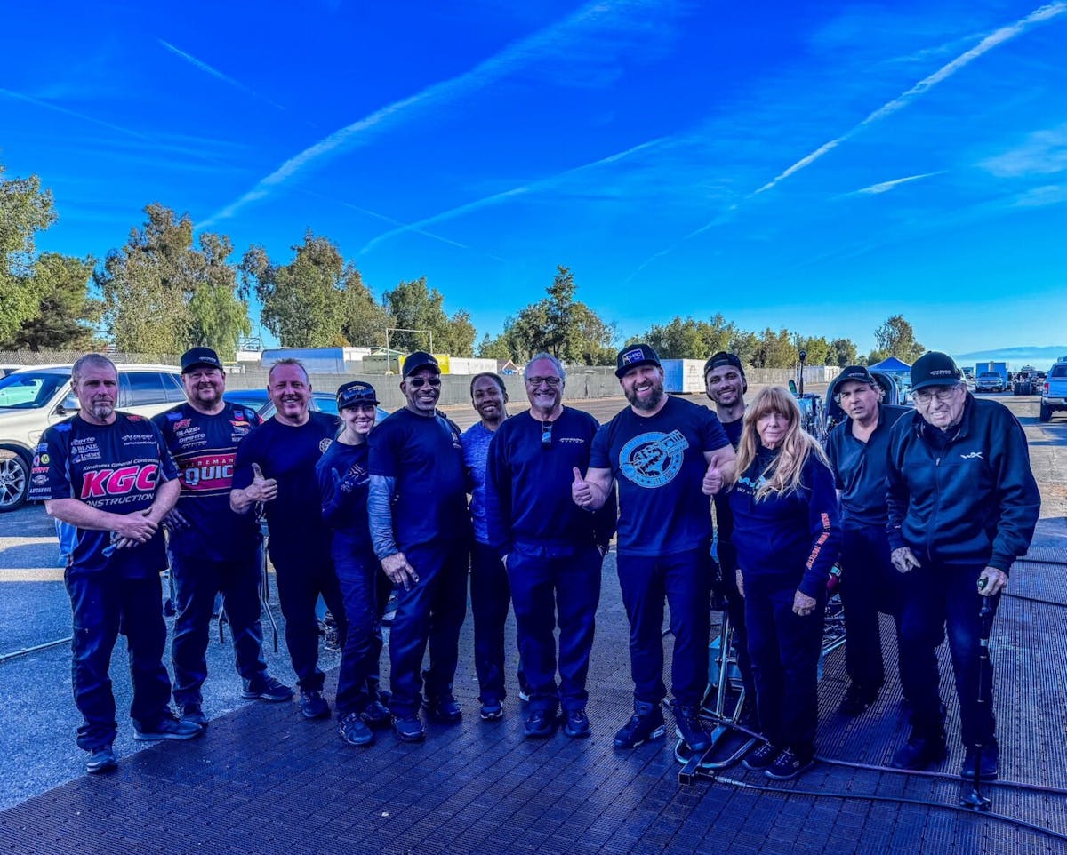 Buddy Hull, who has driven 5-second nostalgia Funny Cars previously, and admits his true desire was always to drive a big-show flopper, earned his Funny Car license in a recent outing at the Famoso Raceway in Bakersfield, California.