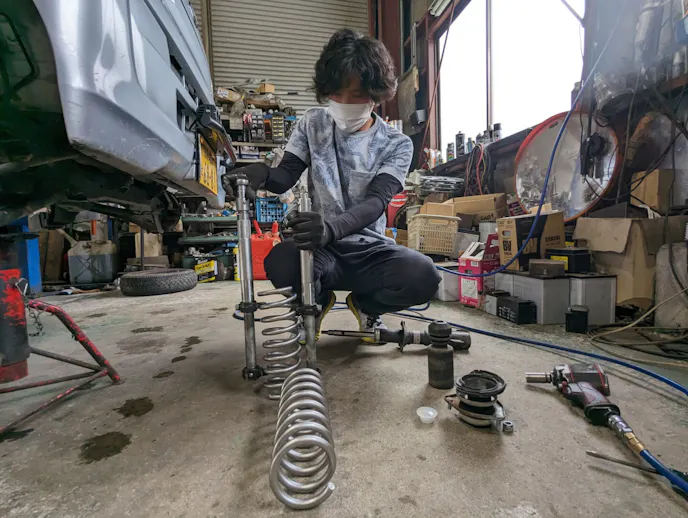 Daihatsu Deck Van Lifted