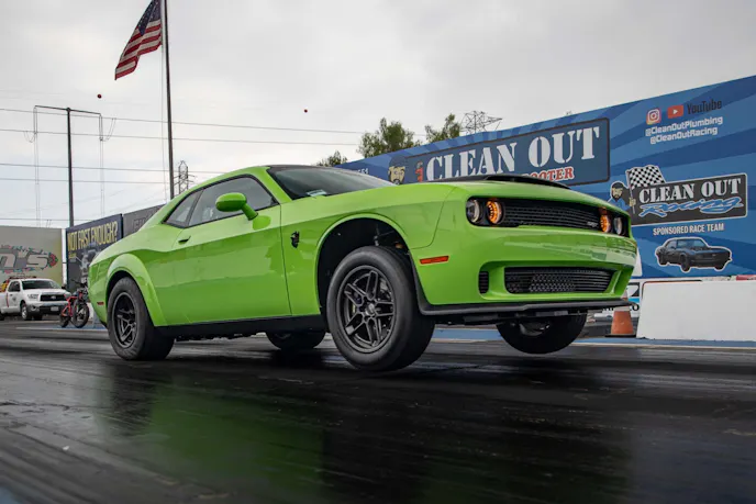 drag racing, Jeff Dunham, dodge demon 170