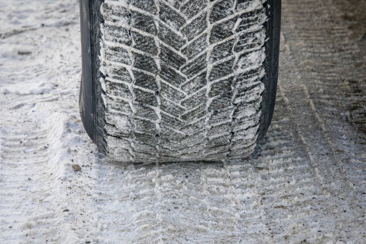 265/70 R17 Michelin X-Ice SNOW tire tread used during 2024 Alcan 5000 Rally