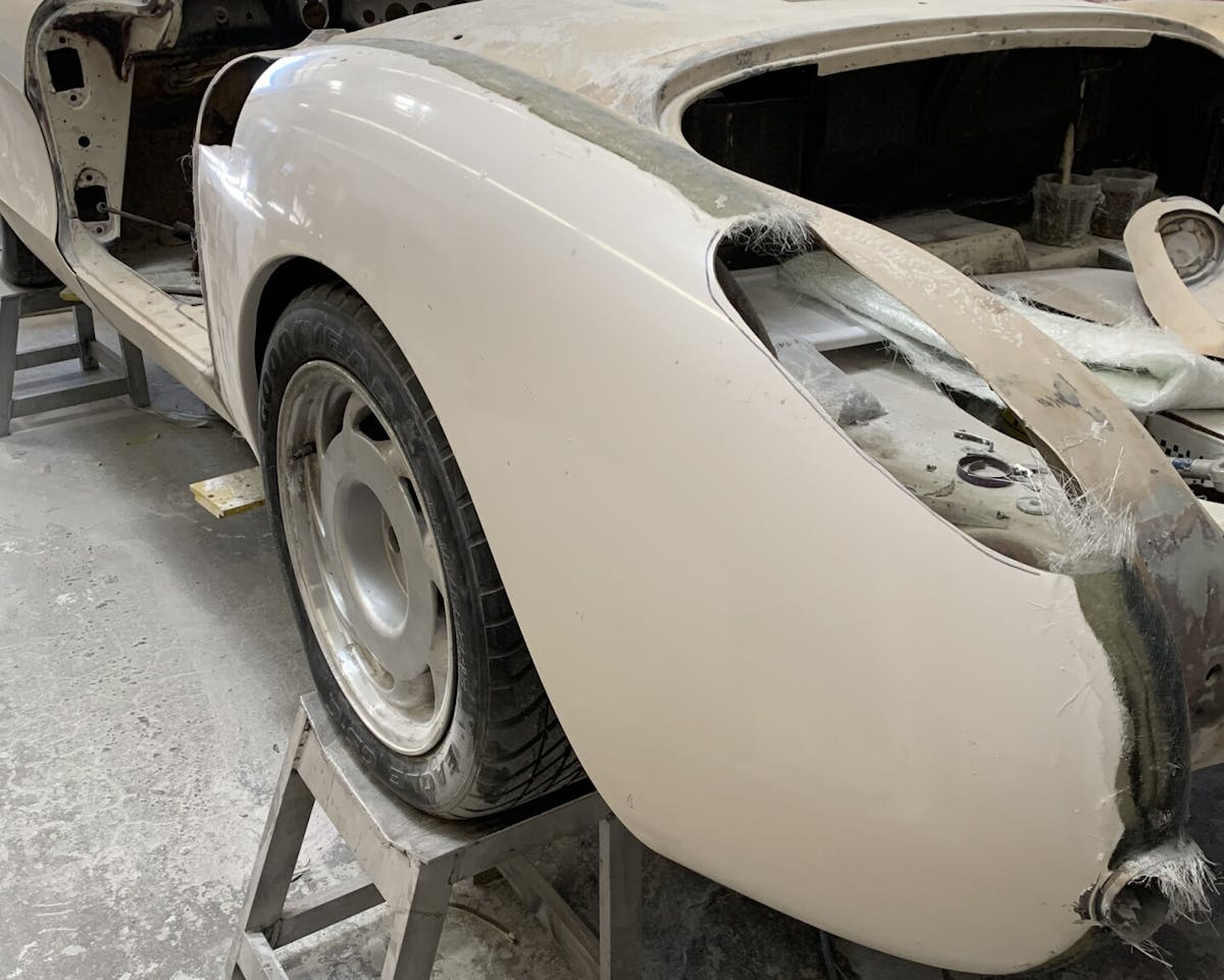 1954 Corvette quarter panel