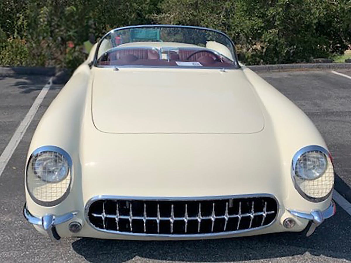 1954 Corvette front view