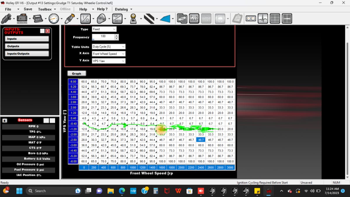 Holley EFI Davis VPS setup