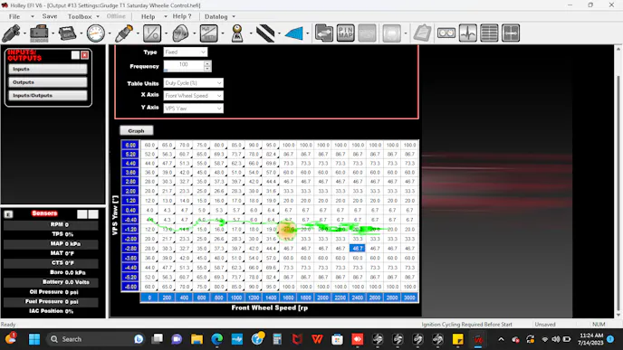 Holley EFI Davis VPS setup