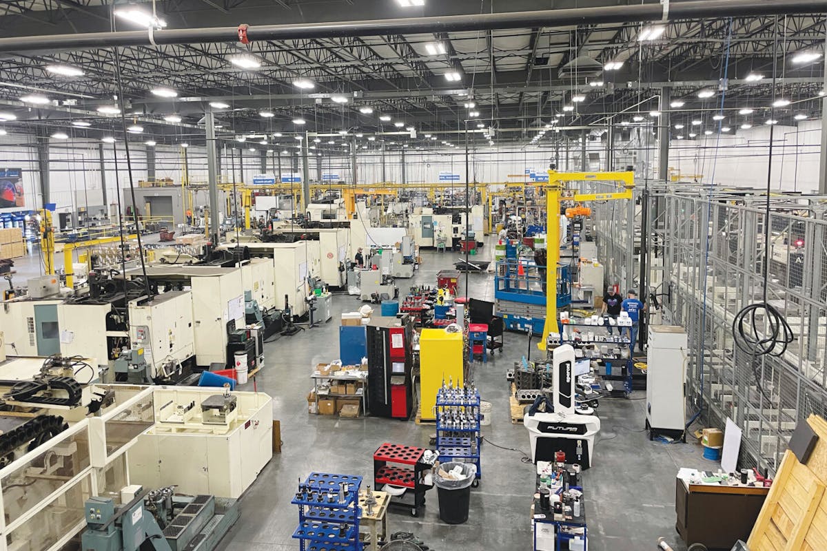 BluePrint Engines' assembly floor