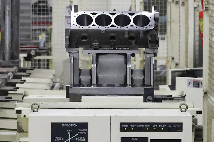 block machining process