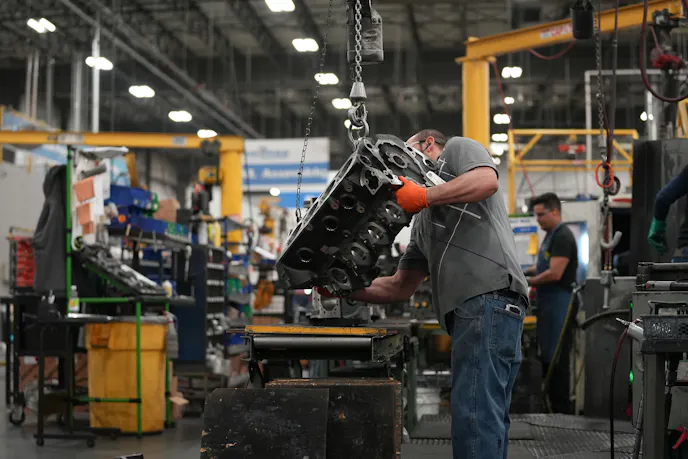 BPE's block machining process