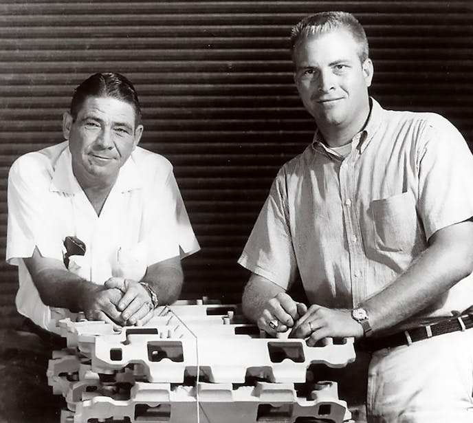 Vic Edelbrock Sr. and Vic Edelbrock Jr