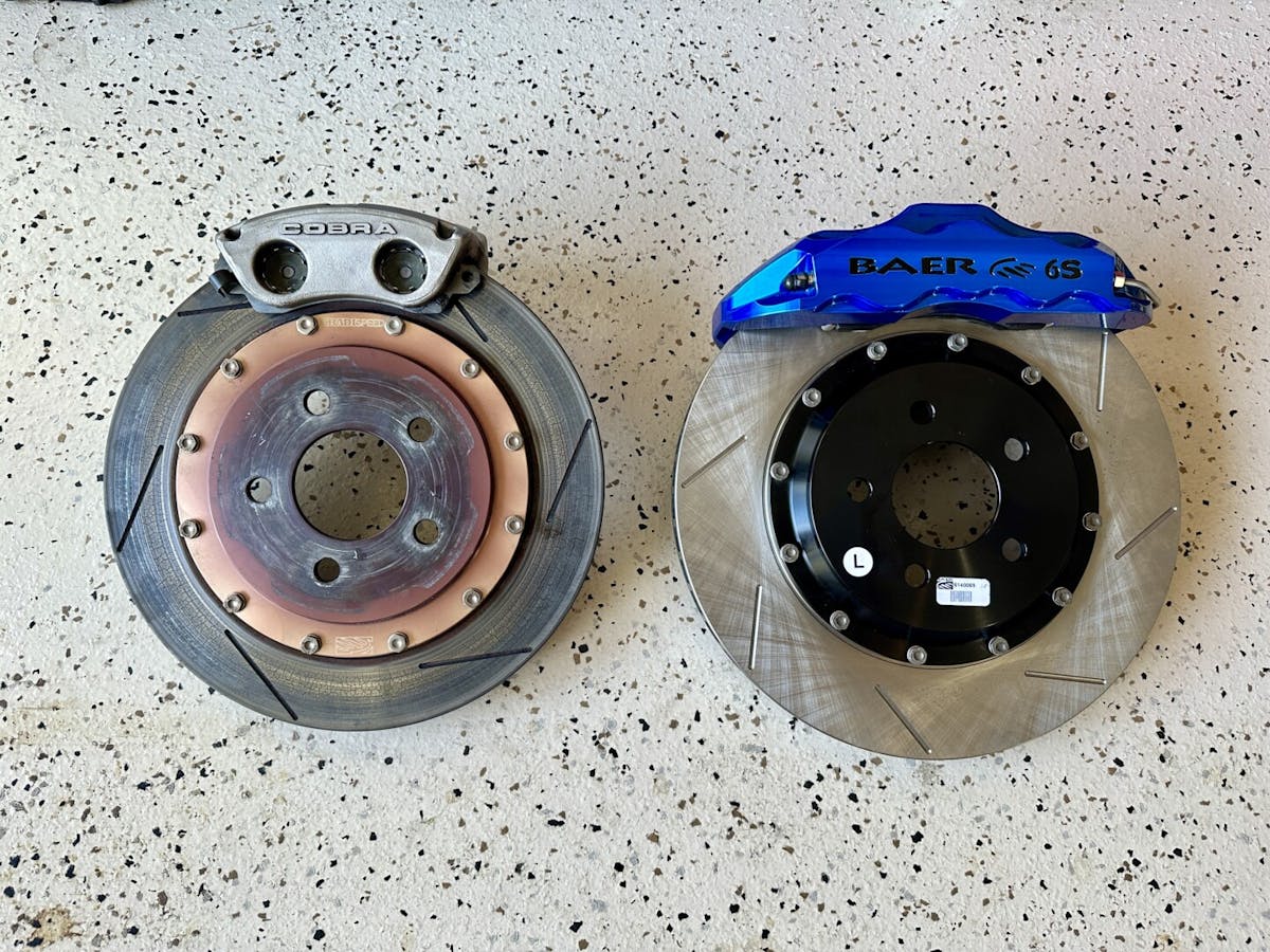 Stock Cobra brakes vs Baer SN95 big brake kit