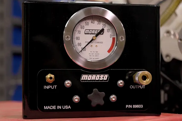 Moroso leak down tester