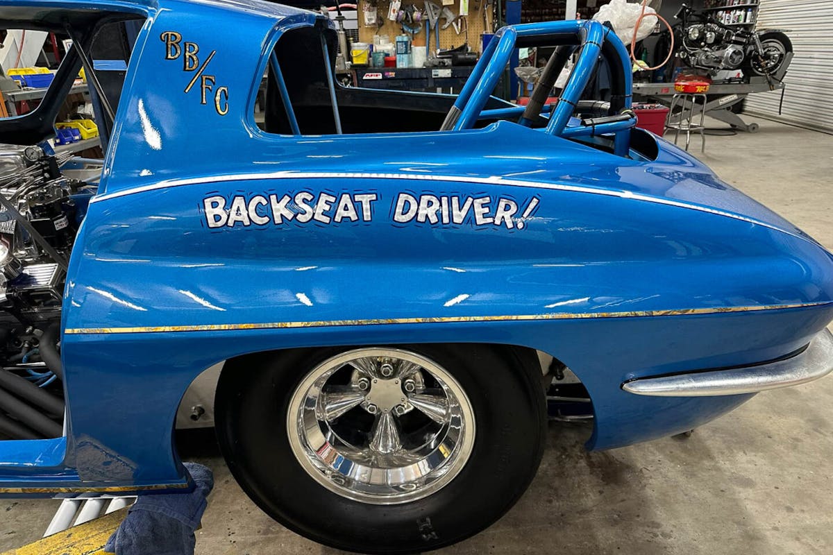 1966 Corvette, funny car