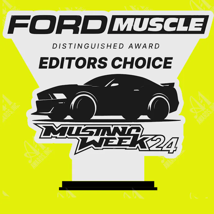 Ford Muscle Best of the Best Mustang Week award