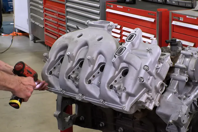 Power Stroke intake manifold valve cover